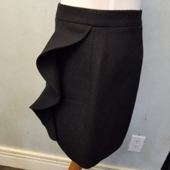 J.crew Wool side ruffle skirtsize 2P (91) - Picture 6 of 7